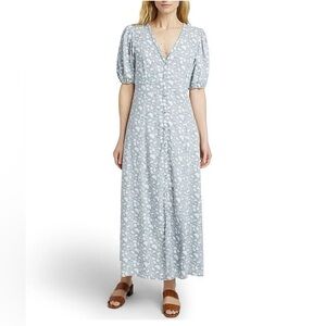 Faherty Havana Dress size XS 100% Viscose, NWT, SCF-Smoke Echo Floral